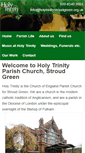 Mobile Screenshot of holytrinitystroudgreen.org.uk