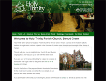Tablet Screenshot of holytrinitystroudgreen.org.uk